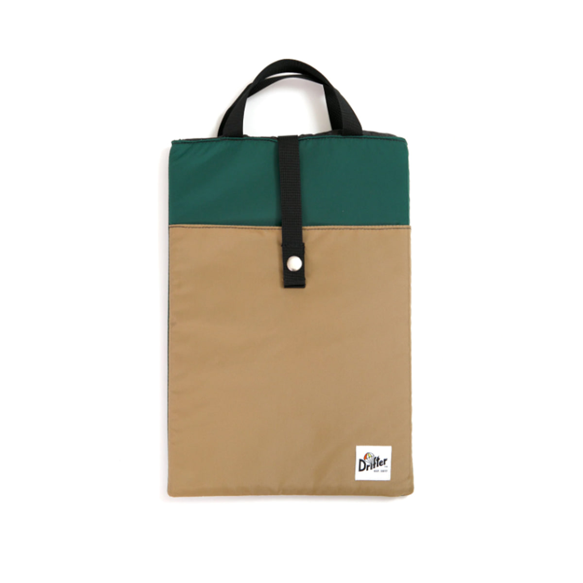 Lap Top Sleeve &quot;TAN X FOREST GREEN&quot;