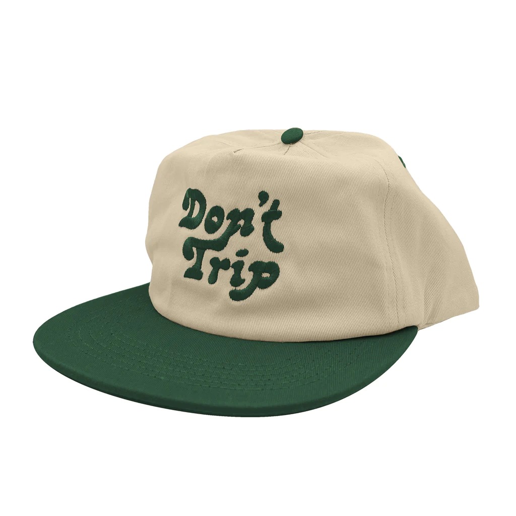 Don&#039;t Trip Two Tone Snapback Hat &quot;NATURAL / HUNTER&quot; 