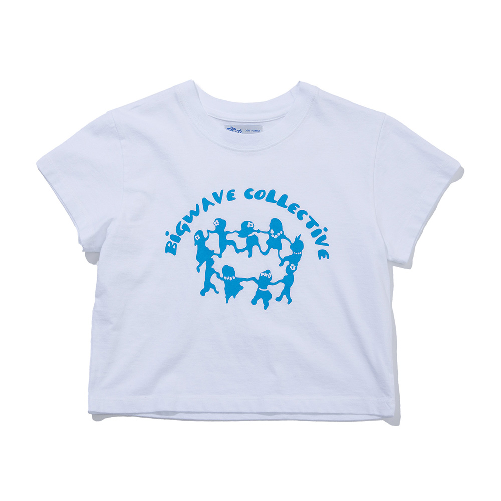 Bigwave Collective Cropped T-Shirt (WHITE)