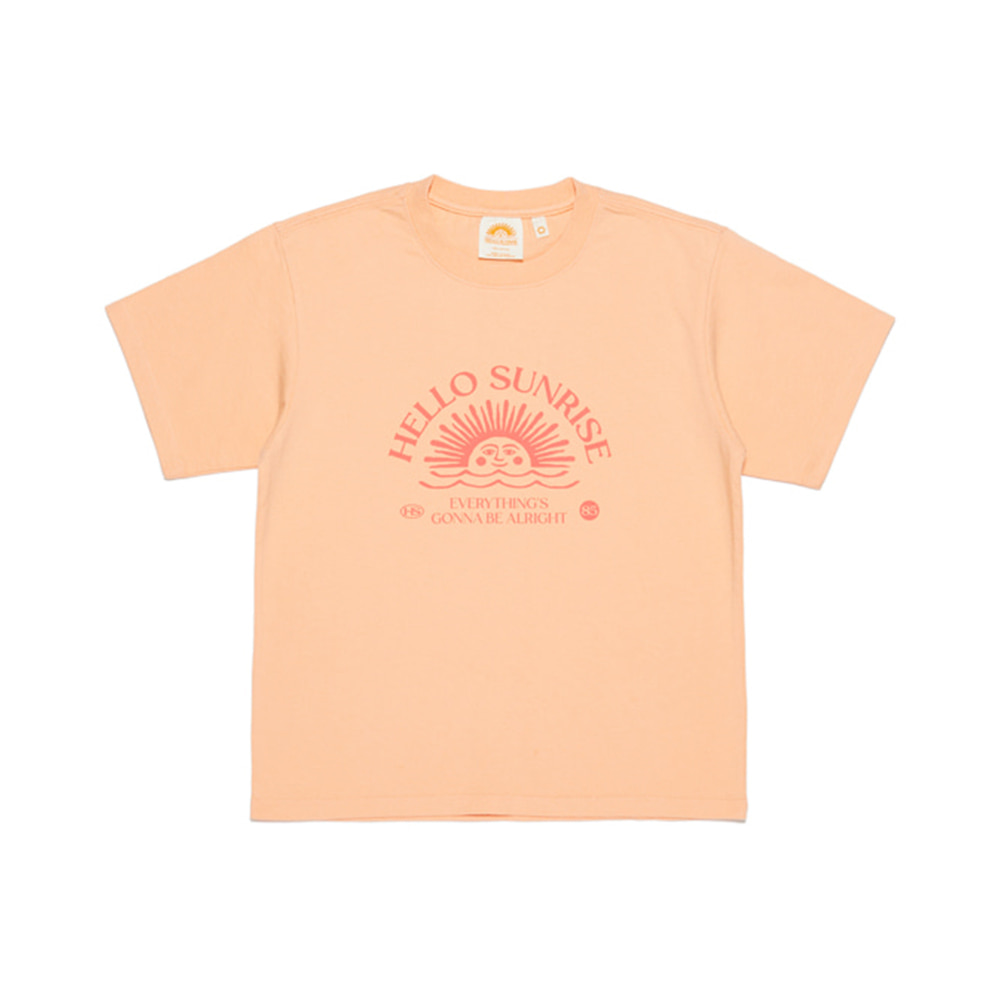 HS Arch Logo Baby Tee (W) &quot;PEACH&quot;